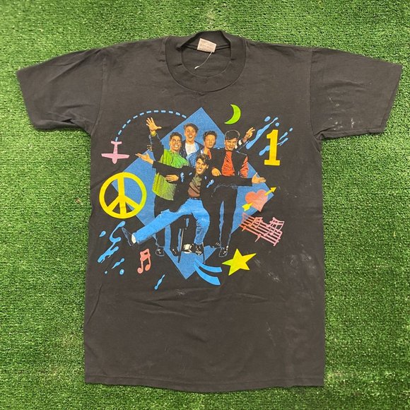 New Kids on the Block Vintage 90s Pop Music Band T-Shirt